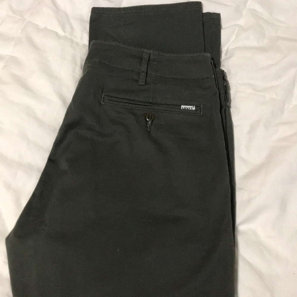 Levi's Women's Dark Gray Trousers